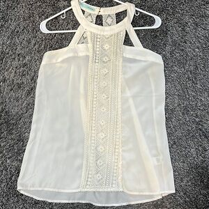 Maurices Sheer Cream Tank